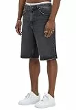 Redbridge Jeans Shorts Herren Weit - Denim Shorts im 90s Used Look, Lässige Bermuda Shorts mit Wide-Leg-Schnitt aus Baumwolle für Streetwear