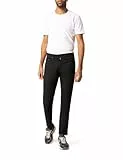 Pierre Cardin Herren Freizeithose Futureflex Lyon | Männer Hose | Tapered Fit | schwarz 4200 9000 | 36W - 32L
