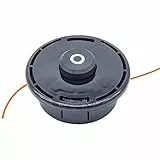 SWNKDG Fadenkopf M10x1,25 Links mit Tippautomatik Rasentrimmer Kopf Mähkopf Doppelfadenkopf Fadenspule Nylonfaden für Benzin Motorsense Freischneider