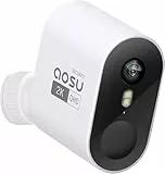 AOSU 2K Ersatz Überwachungskamera Außen für Homebase (Funktioniert nur wenn mit Homebase verbunden, Kamera selbst kann nicht mit Internet verbinden) 240 Tage Akku betrieben PIR Bewegungserkennung IP66