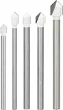 Bosch 5x CYL-9 Soft Ceramic Bohrer Set (für Weiche Fliesen, Glas, Ø 4,0, 5,0, 6,0, 8,0, 10,0 mm, Professional Zubehör Bohrmaschine/Schrauber)