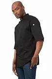 Chef Works Herren Jlcvblk2xl Kochjacke, Schwarz, XXL EU