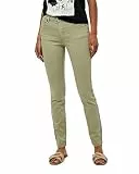 Desires Lola Garment Dye Midwaist Damen Jeans Größe 30 | Grünes Jeans Damen | Damen Jeans Stretch Mittel Tailliert | Jeanshose Damen Mit Enger Passform | Allseitige Hose Damen Mit Taschen