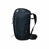 Mammut Lithium 30 Women | Outdoor Rucksack für Damen, Wanderrucksack mit Regenschutz, Kletterrucksack mit Hüftgurt und Rückenbelüftung, Sportlich, Wasserabweisend | Marine-Black, 30l