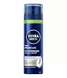 NIVEA MEN HydroCare Rasierschaum (200 ml), Schutz und Pflege für eine sanfte Rasur, hautschonender Rasierschaum für Männer mit Aloe Vera und Panthenol