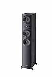 Heco Aurora 700, 3-Wege Standlautsprecher, HiFi-Lautsprecher, Lautsprecherbox für Musik und Heimkino, 1 Stück, Farbe:Schwarz