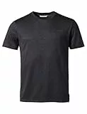 VAUDE Essential T-Shirt für Herren in Schwarz, Größe L – Schnelltrocknendes & pflegeleichtes Sport Shirt, Atmungsaktives Outdoor T-Shirt mit Rundhals, Ideal für Fahrradreisen, Wandern & Trekking