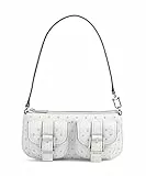 Michael Kors Zoe Small Convertible Clutch aus Wildleder