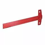 T-Typ-Quadrat-Lineal Rechtwinkliger Anreißer Aluminium-Markierungslehre für die Glasholzbearbeitung(400mm)