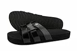 flip*flop Damen Hausschuh toscany, Schwarz, Größe 42 EU