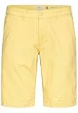 camel active Herren Chinoshorts aus Baumwolle mit Stretch Gelb, menswear-32IN