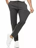 Indicode Herren Rodekro Performance Pants | Chinohose Herrenhose Super Stretch Stoffhose Bequeme Business Hose für Männer Charcoal Mix, 34/32