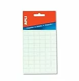 APLI Mini-Etiketten 13 x 40 mm, weiß (84 Stück)