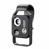 Tragbares Handy-Mikroskop mit CPL 200X HD-Identifikations-Lupe