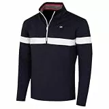 Calvin Klein Herren Scale CK Insul-Lite 1/2 Zip Golfpullover - Marine - L