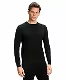 FALKE Herren Pullover Basic New Merino Crew Neck M Pu Wolle elegant klassisch Business Freizeit mit Rundhalsausschnitt 1 Stück, Schwarz Black 3000, 4XL