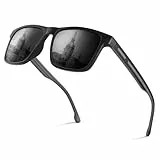 Wrimen Polarisierte-Sonnenbrille-Herren-Damen-Sunglasses-Men-Woman-Sonnenbrillen-Klassische-Retro-UV400 Schutz-Rechteckig für Golf, Fahren, Angeln, Reisen & Outdoor-Sport,hui
