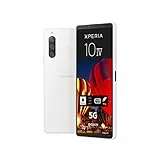Sony Xperia 10 IV (5G Smartphone, 6 Zoll, OLED-Display , Dreifach-Kamera, 3,5-mm-Audioanschluss, 5.000mAh Akku, Dual SIM hybrid) 24+6 Monate Garantie [Amazon Exklusiv] weiß