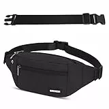 Bauchtasche Gürteltasche mit Einem 30 cm Verlängerten Gürtel Damen und Herren Bauchtasche Geeignet für Reise Sport Running und Alle Outdoor Aktivitäten Hüfttasche Damen Herren Sport