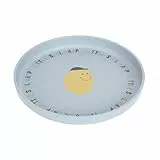 LÄSSIG Kinder Teller ohne Melamin, BPA-frei, für Spülmaschine und Mikrowelle/Plate Happy Fruits Lemon