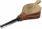 Fuluzor Blasebalg für Kamin und Grill – naturbelassenes Holz – 43 cm