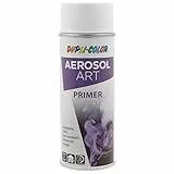 DUPLI-COLOR AEROSOL ART PRIMER weiß 400 ml, Spraylack für vielseitigen Einsatz, schnelltrocknend, hohe Deckkraft, für Innen- und Außenbereiche geeignet