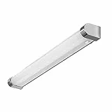 Kwazar Luminaire – Spiegelleuchte Bad – Badezimmer Lampe – Wandleuchte mit Schalter - Badezimmer Lampe über Spiegel, Einfache Montage, Neutralweißes Licht, 15W, 1500lm, IP44 Schutz, 230V, LED, Chrom