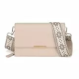Gladdon Umhängetasche Damen Klein Khaki – Elegante Handtasche mit Abnehmbarem Gurt, Praktische Crossbody Bag auch als Geldbörse oder Clutch verwendbar