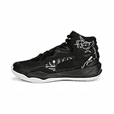 PUMA Herren Playmaker Pro Mid Sneaker, Courtside White Black, 44 EU