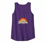 Burton Michigan MI Vintage Rainbow Retro 70er Jahre Tank Top