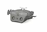 Bosch BP1504 - Auto Bremsbeläge hinten - Bosch-Qualität - für leises Bremsen mit wenig Staub - ECE-R90 zertifiziert - kupferfrei - 1 Set mit 4 Bremsbelägen