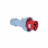 Interflex PCE Dry Stecker 125 A 3polig 400 V Stunde rot