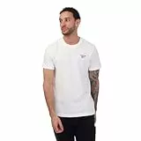 Reebok Herren Ri Left Chest Logo Tee Tshirt, Weiß, S EU