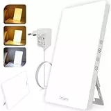 Sotipevs Tageslichtlampe 15000 Lux,12' Groß UV-freie LED Lichttherapielampe Tageslicht, LED Daylight Lampe, Touch-Control Sonnenlicht Lampe, Vollspektrumlampe für Zuhause/Büro