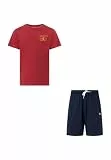 Champion Boy-Graphic Set with Logo, Rot (RS014), S Kinder und Jugendliche