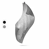 STRYVE Sporthandtuch – Das Original – Towell+ Silver – Silver Grey – 105 x 42,5 cm – Magnetclip & Rutschschutz – Antibakterielles & Geruchshemmendes Sporthandtuch – Ideales Handtuch fürs Gym