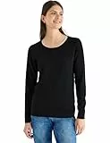 Cecil Langarm Pullover mit Rippdetail