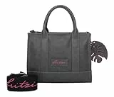 Fritzi aus Preussen Eco Square Crossbody Bag Anthra