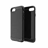 Gear4 ZAGG Havana Hülle für iPhone SE 2022/SE (2nd Gen) & iPhone 8/7/6 – Fortschrittlicher Aufprallschutz, integrierte D3O-Technologie, Verstärkte Oberseite, Unterseite, Ecken, Schwarz (702009625)