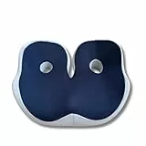 MEDOSAN Ergonomisches Sitzkissen, Sitzerhöhung, orthopädisches Kissen, Komfort-Sitzkissen, für langes Sitzen