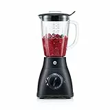 Wilfa XPLODE Energy Standmixer – Mixer mit einem Fassungsvermögen von 1,8 Litern und einem Glasbehälter mit Deckel, schwarz
