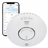 Brennenstuhl Connect WiFi Rauchwarnmelder RM A 3020 mit App-Benachrichtigung (Rauchmelder WLAN inklusive 2X austauschbaren Batterien, geprüft nach EN 14604)