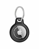 Belkin AirTag Hülle mit Schlüsselanhänger (Secure Holder Schutzhülle für Air Tag, Accessoire mit Kratzschutz) – Schwarz