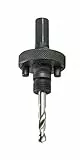 kwb Aufnahmeschaft für Bi-Metall Lochsägen mit 5/8''-18 UNF Gewinde 598900 (für Lochsägen Ø 32-152 mm, Sechskantschaft mit HSS Zentrierbohrer