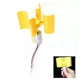 TICFOX Windkraftanlage 230v Komplettset,mini windkraftanlage,Wind Strom Generator Mini Generator,DIY Lehrmodell Experimentierset Physik Kleinwindanlage