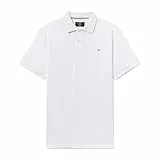 Hackett London Herren Slim Fit Logo Polo Shirt, White (Optic White), XXL
