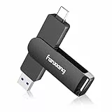 fanxiang Externer SSD 960 GB, bis zu 2050 MB/s, schnelles externes SSD-USB-C-Laufwerk, 2-in-1-Dual-Flash-Laufwerk Typ C+ USB A 3.2 Gen2 Solid State Drive für iPhone 15/Android/Tablet/PC/Mac (FF951)
