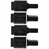 YINETTECH 4 Stücke 12K 13K Wc-sitz Dreh Dämpfer Scharnier 47x20mm für Links Rechts Seite
