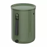 Skaza Bokashi Organko 2 | Biomülleimer Küche 9,6 Liter – Komposteimer für Küchenabfälle – mit 1 Kg EM Fermentieren Aktivator (Olive)
