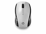 HP 200 (2HU84AA) kabellose Maus (1.000 dpi, 3 Tasten, Scrollrad, USB dongle) schwarz / silber